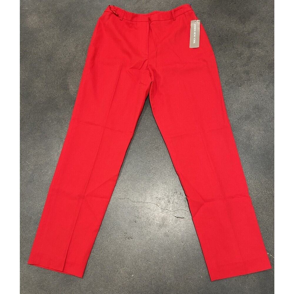 NEW Jones New York Womens Red Dress Pant Size 10 NWT